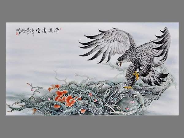 瓷画作品