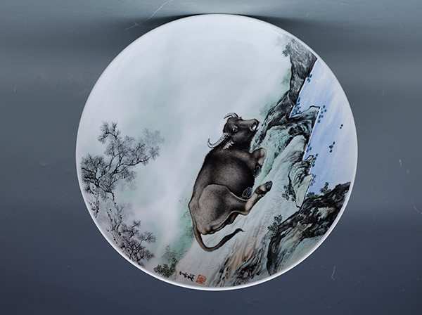 瓷画作品