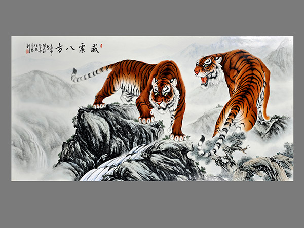 瓷画作品