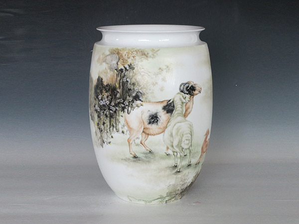 瓷画作品
