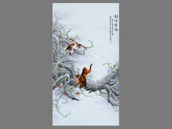 瓷画作品