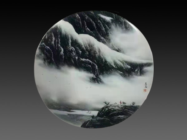 瓷画作品