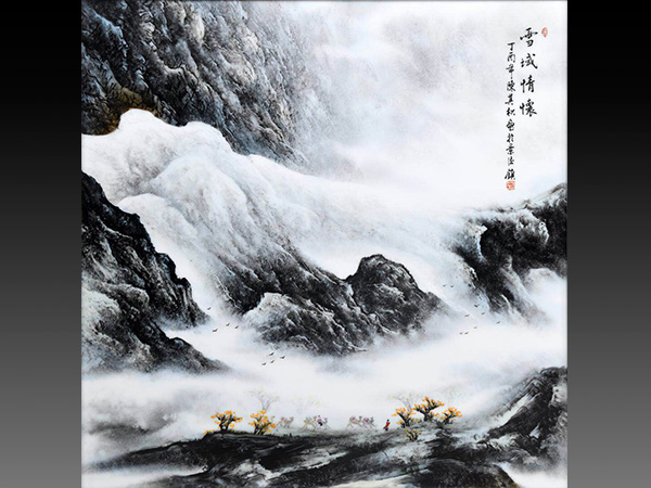 瓷画作品