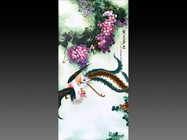 瓷画作品