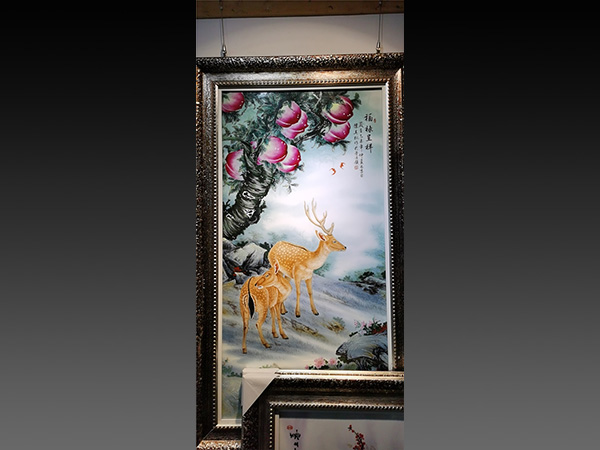 瓷画作品