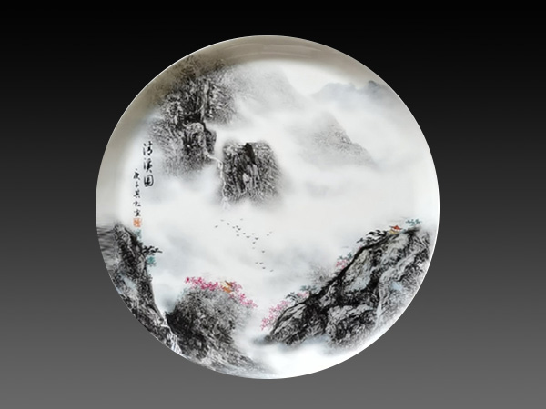 瓷画作品