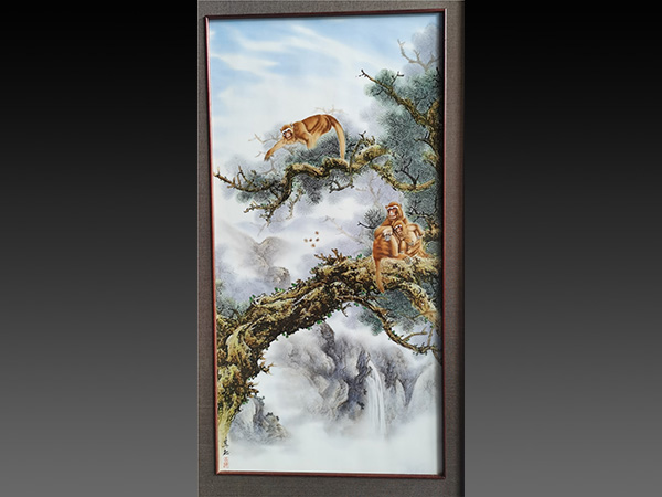 瓷画作品