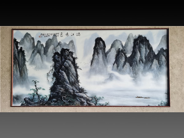 瓷画作品