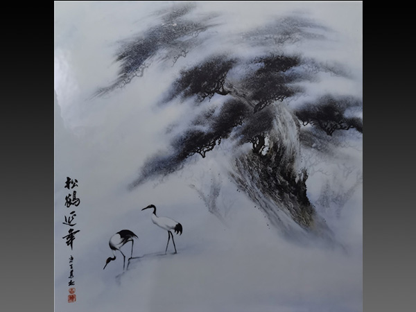 瓷画作品