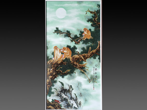 瓷画作品
