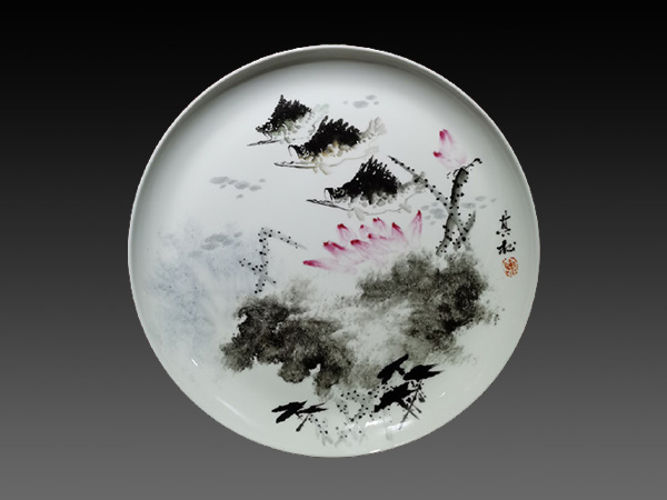 瓷画作品