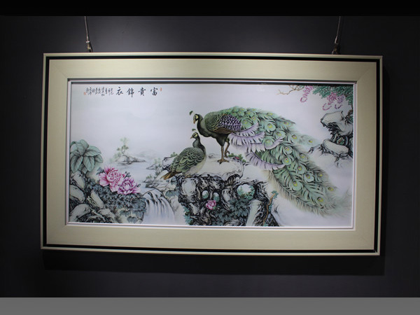 瓷画作品