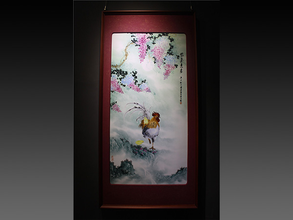 瓷画作品