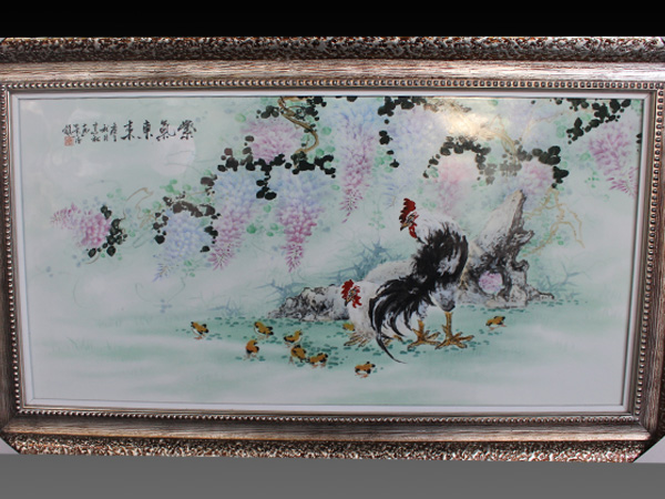 瓷画作品