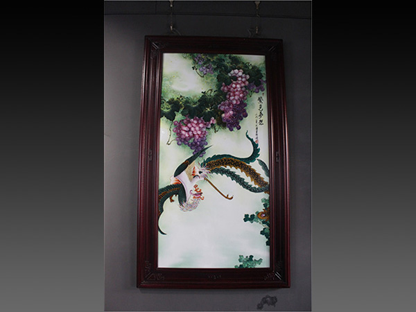 瓷画作品