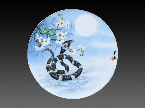 瓷画作品