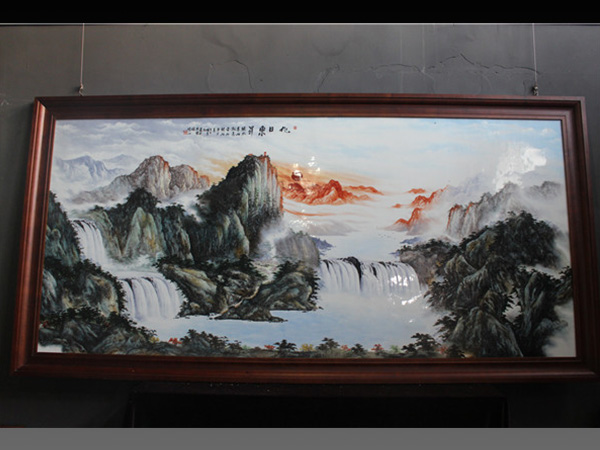 瓷画作品