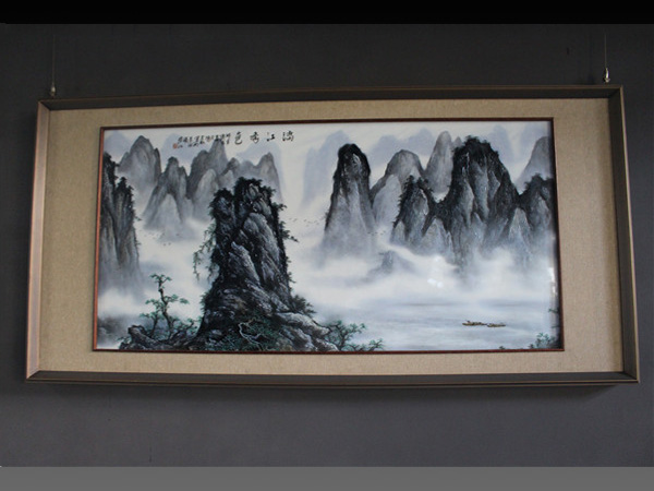 瓷画作品