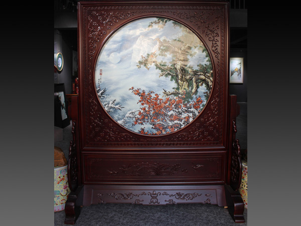 瓷画作品