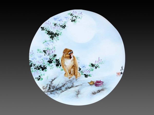 瓷画作品