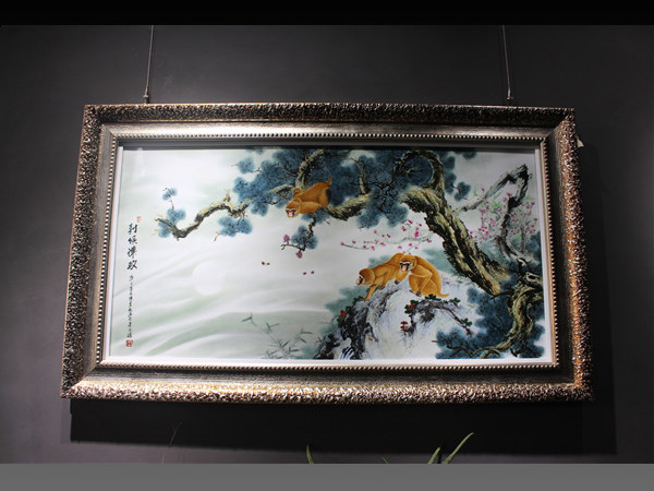 瓷画作品
